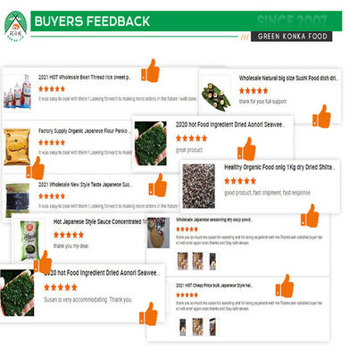 Delizioso snack di 90 grammi di frutti di mare gamberetti di merluzzo bianco e di carne di pesce Sapori con rulli di alghe Nori