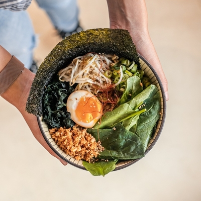 Insalate di ramen personalizzata con stagionatura giapponese