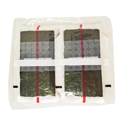 Triangolo Onigiri Nori con alghe al vapore Triangolo Laver Alga in imballaggio di plastica