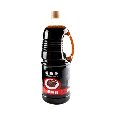 Salsa Teriyaki non additiva 1.8L condimento marrone cinese per barbecue e condimenti per sushi