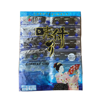 Delicious Crispy Original Seasoned Nori Dried Snack Alghe di mare FD Process Address JIANGSU