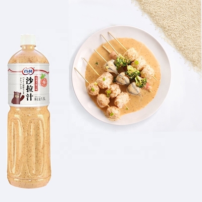 Insalate di sesamo cinese e giapponese Dressing Top Mayo Crema con sapore di sesamo tostato