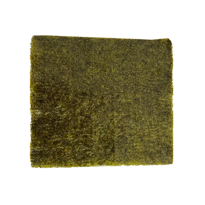 Fogli di alghe a grandezza naturale Sushi di alghe dorate arrostite Nori con asciugatura di stile