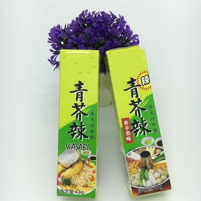 Pastina di ravanello piccante 43g*10 bastoncini di wasabi Pastina per salsa sushi