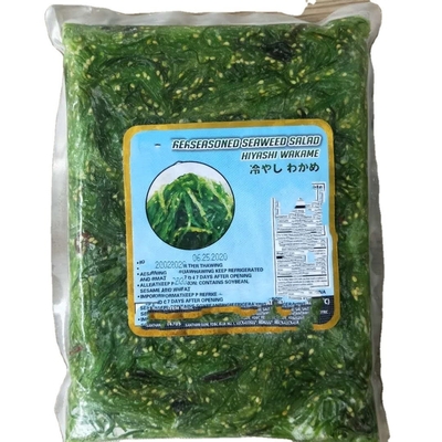 Giappone Chuka Wakame congelato Insalate di alghe biologiche Tipologia di coltivazione Istruzioni normali