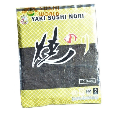 Sushi di alghe norvegesi Nori Alga per contenuto e ingredienti normali