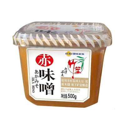 500G Pasta di Miso tradizionale grezza salata con logo personalizzato gratuito Pasta di soia Miso