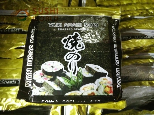 Fogli di Nori arrostiti biologici Fogli di alghe sane per il normale consumo