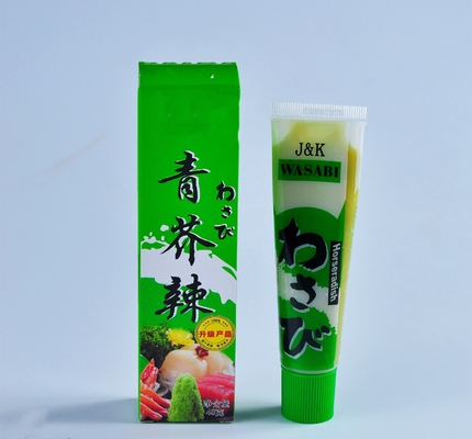43 g sacchetto di polvere di Wasabi con tipologia di conservazione normale e contenuto di sostanze organiche