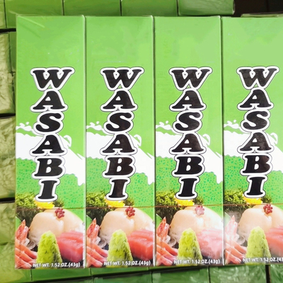 43 g sacchetto di polvere di Wasabi con tipologia di conservazione normale e contenuto di sostanze organiche
