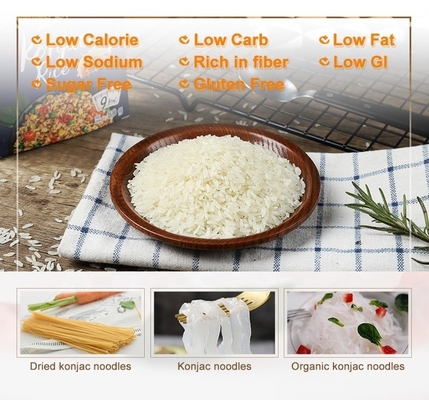Noodle al 100% di Konjac naturale Noodle bianche per le esigenze dei clienti