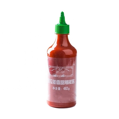 NO Ingredienti Aglio piccante Sriracha Salsa di peperoncino 510G per l'immersione di alimenti personalizzabili