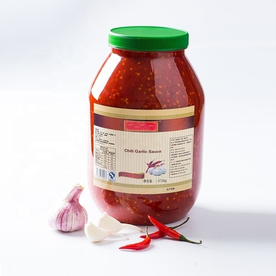 NO Ingredienti Aglio piccante Sriracha Salsa di peperoncino 510G per l'immersione di alimenti personalizzabili