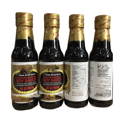 Delicious Natural Brewed Light Soya Sauce 150ml Organic Halal Concentrate Durata di conservazione 12 mesi