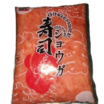 Processo di conservazione dell'acqua Sushi dolce in salamoia Zenzero in massa per le prelibatezze giapponesi