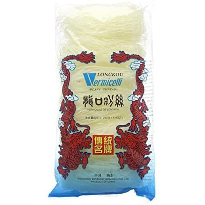 Trasformazione raffinata Longkou Vermicelli 1 kg con durata di conservazione di 24 mesi