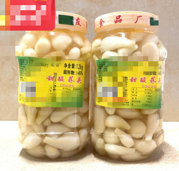 Condimento in salamoia Cina Cipolla bulbosa Rakkyo Conservazione NORMAL CONDITIONAL Sapore piccante
