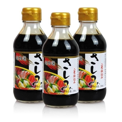 100% Purezza Salsa di soia scura Mini Sushi Sachet a forma di pesce OEM 2.6ml 4ml 8ml 15ml 200ml