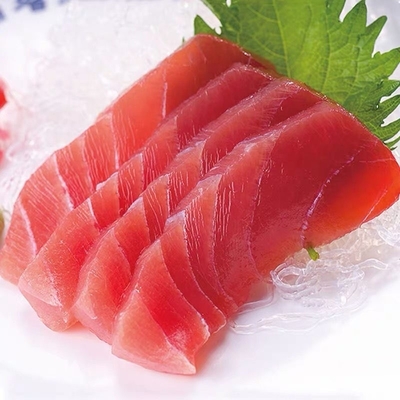 Shandong Frozen Yellowfin Tuna Loin 0.4/0.6/0.8kg Sashimi Grade Maguro per l'indirizzo