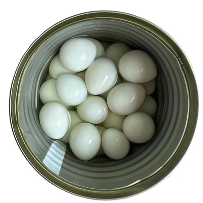 425 g di uova di quaglia cotte in scatola per i clienti di SHANDONG
