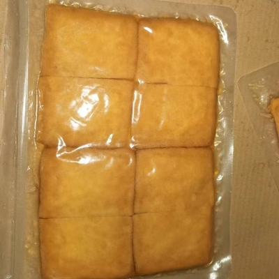 FROZEN AJITSUKE SOYABEAN CURD HACCP Certificato Inari Tofu con condimenti tradizionali