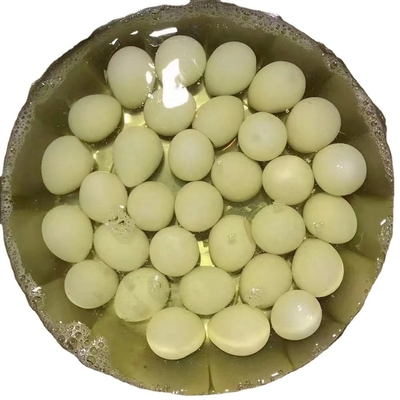 Uova da tavola fresche ricche di proteine marroni e bianche cotte 425 g conserve uova di quaglia salate