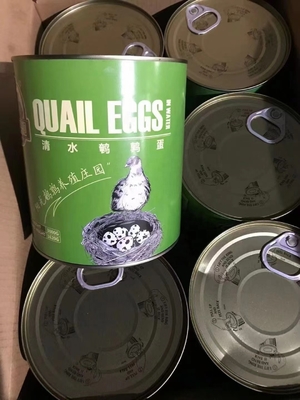 Uova da tavola fresche ricche di proteine marroni e bianche cotte 425 g conserve uova di quaglia salate