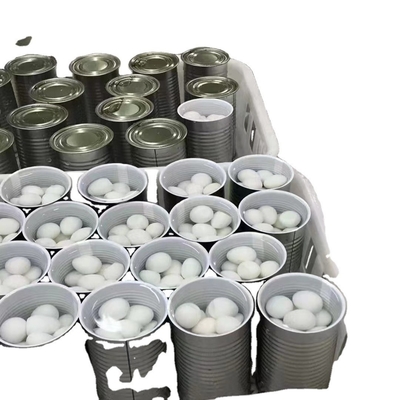 Uova da tavola fresche ricche di proteine marroni e bianche cotte 425 g conserve uova di quaglia salate