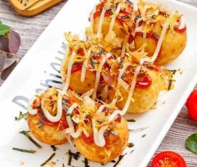 Deliziosa palla di polpo Takoyaki congelata per comodità e autenticità
