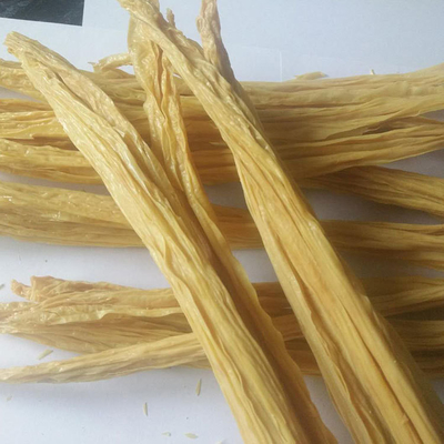 Prodotti a base di soia per uso domestico Tofu essiccato Yuba Stick con processo di conservazione dell'acqua