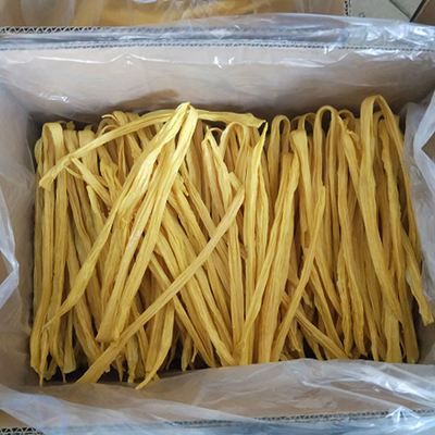 Prodotti a base di soia per uso domestico Tofu essiccato Yuba Stick con processo di conservazione dell'acqua