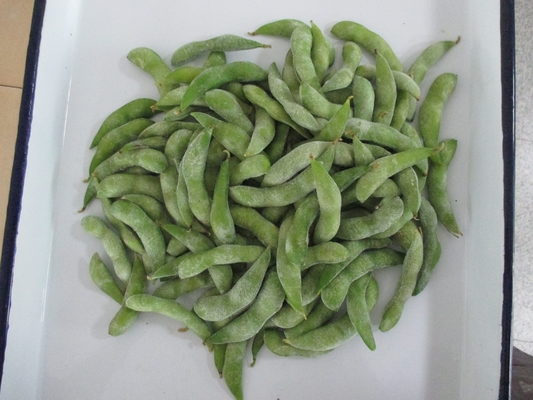 Certificato IQF Edamame surgelato al vapore di grado A per snack veloci e facili