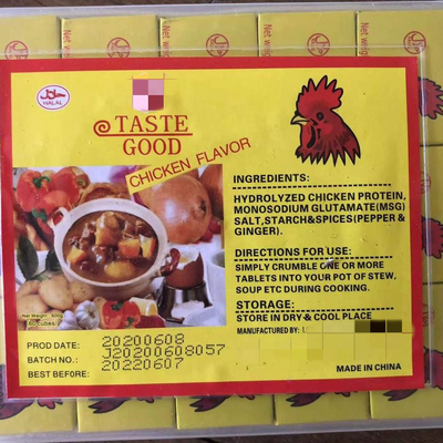 Grado alimentare congelato condimento cubo pollo gamberi ortaggi stock secchi cubo di minestra miso