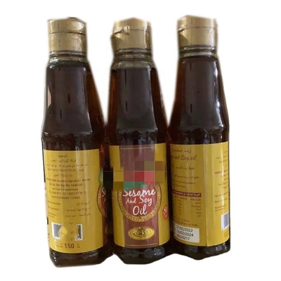 Olio di soia di semi di sesamo sano 18L puro misto per la cottura 24*150ml/t